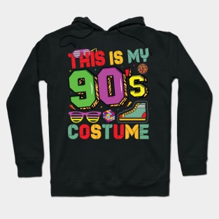 This Is My 90s Costume 1990s Retro Vintage 90s Party Lovers Hoodie